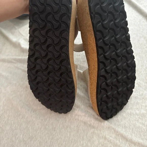 Papillio Beige Sandals with Cork Sole - Picture 3 of 3